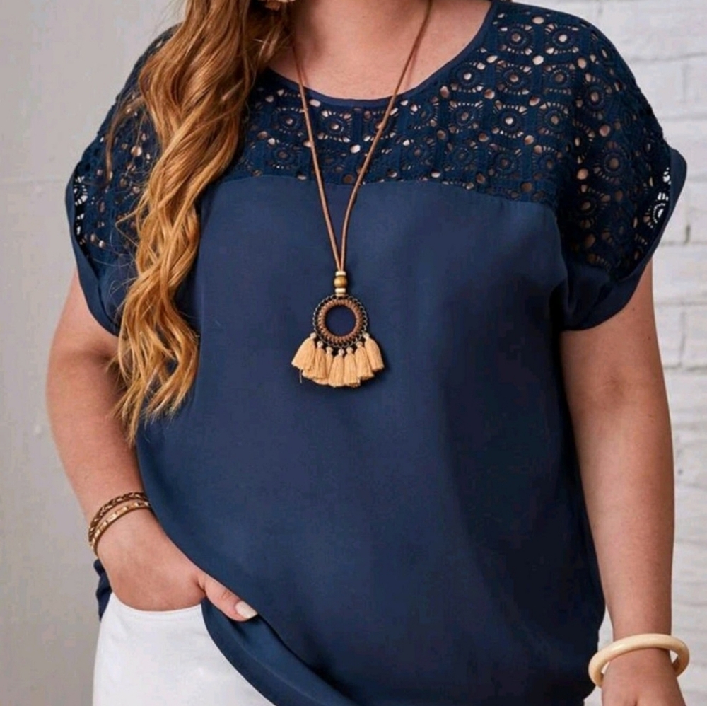 NWOT blue top